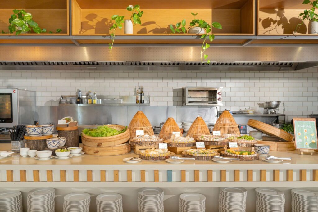 quầy line buffet khách sạn fusion suite