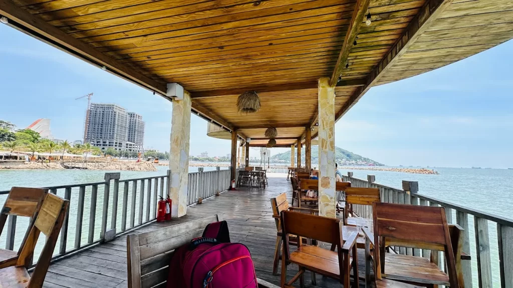 quán cafe view biển