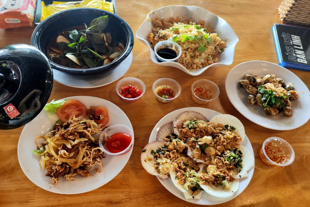 đồ ăn tại quán nhậu ngon vũng tàu
