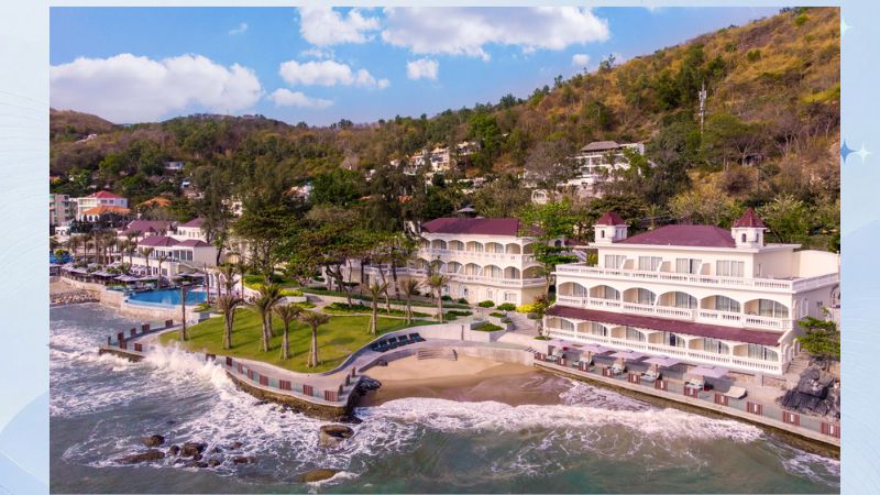 resort vũng tàu có bãi biển riêng