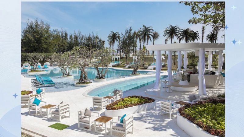 resort vũng tàu có hồ bơi