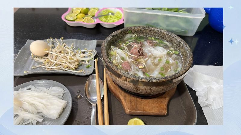ăn sáng dọc đường đi vũng tàu