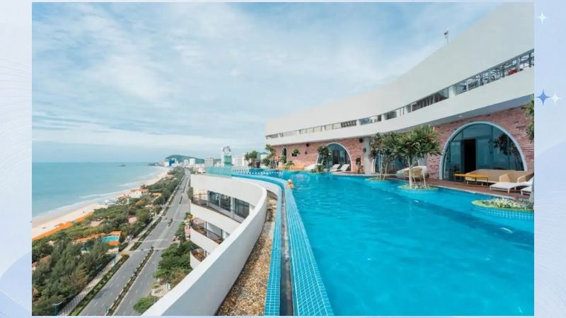 khách sạn gần biển bãi sau vũng tàu