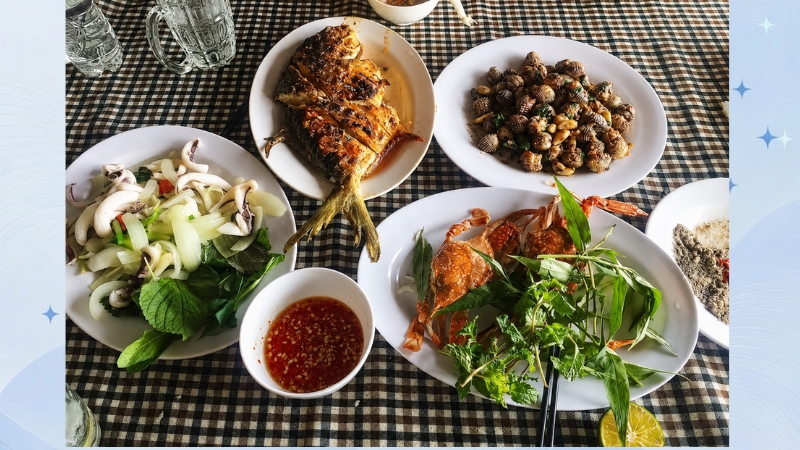hải sản ở long sơn vũng tàu