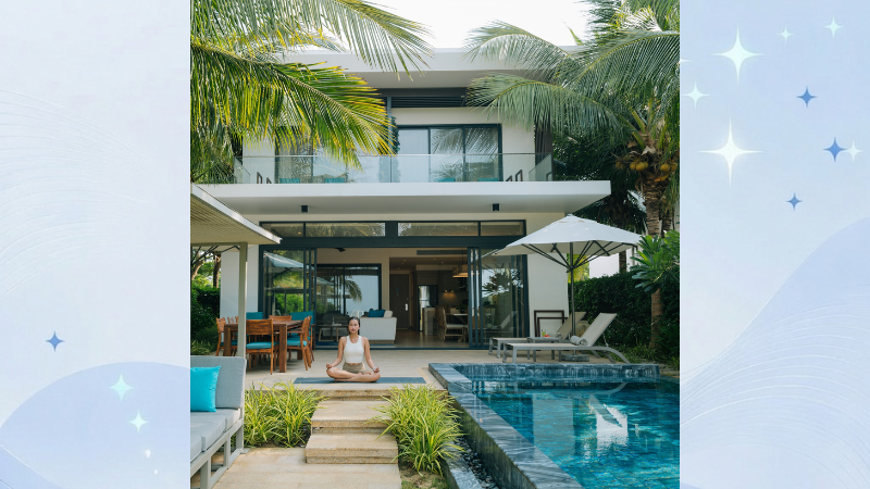 khách sạn hồ tràm gần biển