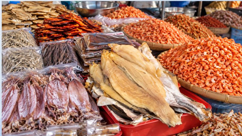 địa điểm mua đồ khô ở vũng tàu